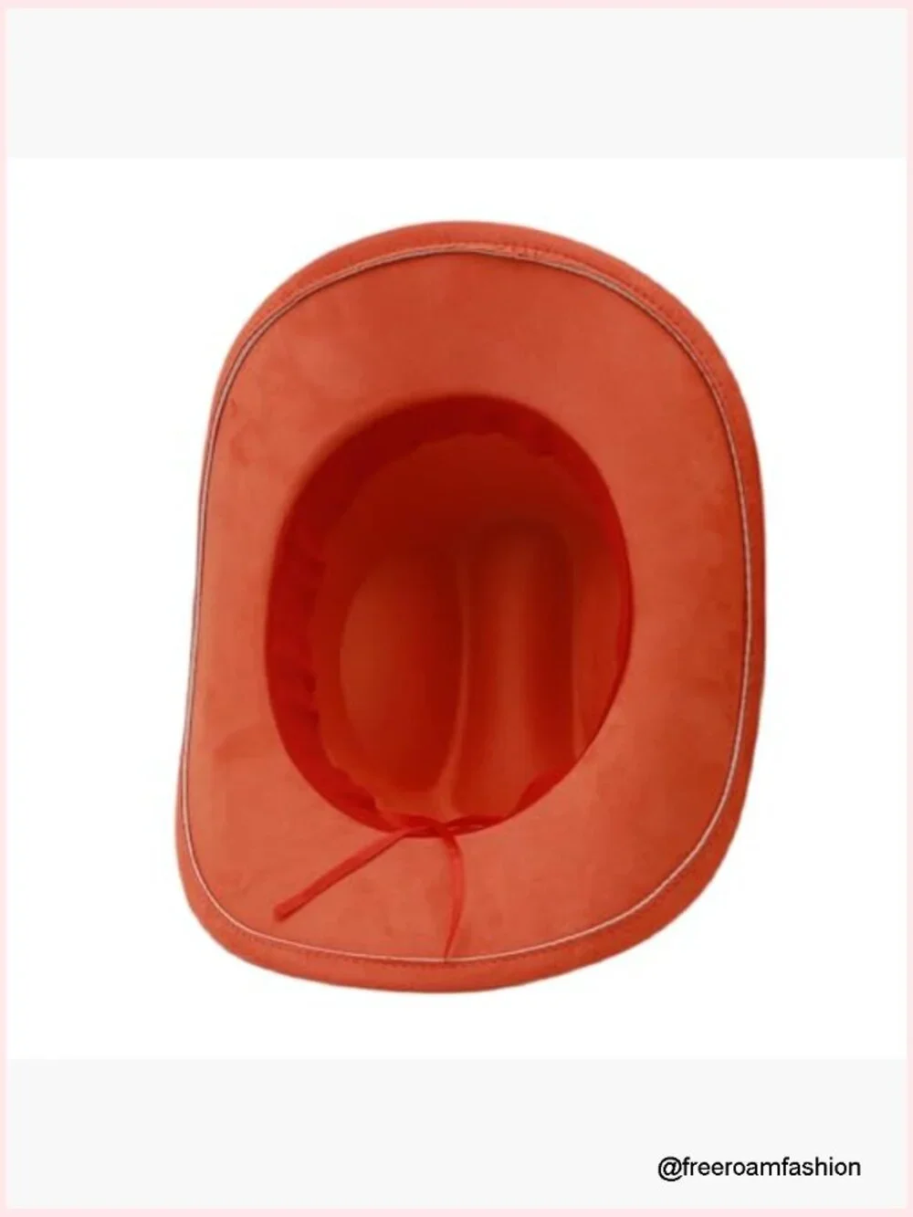 Unisex Wide Brim Felt Cowboy Hat with Buckle Belt Adjustable